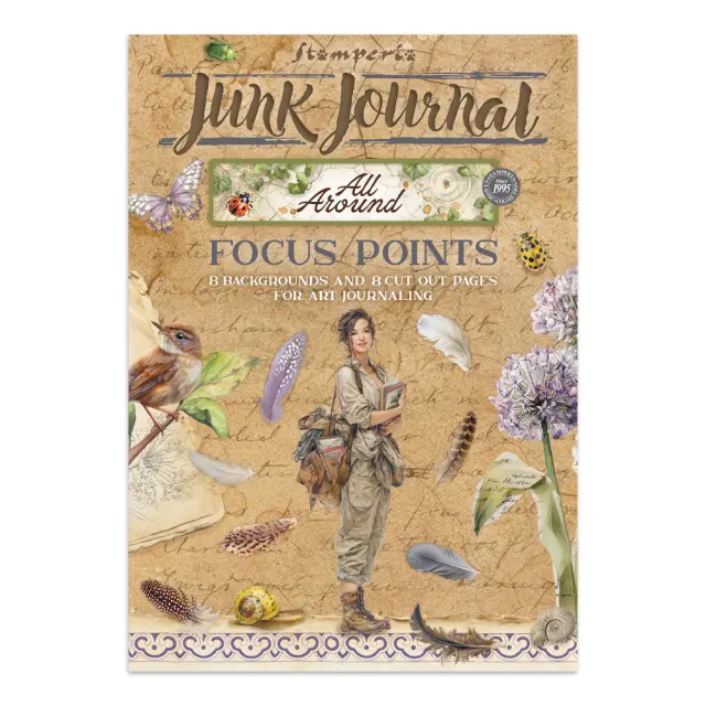 Junk journal Focus Point (cut-outs, backgrounds), All Around