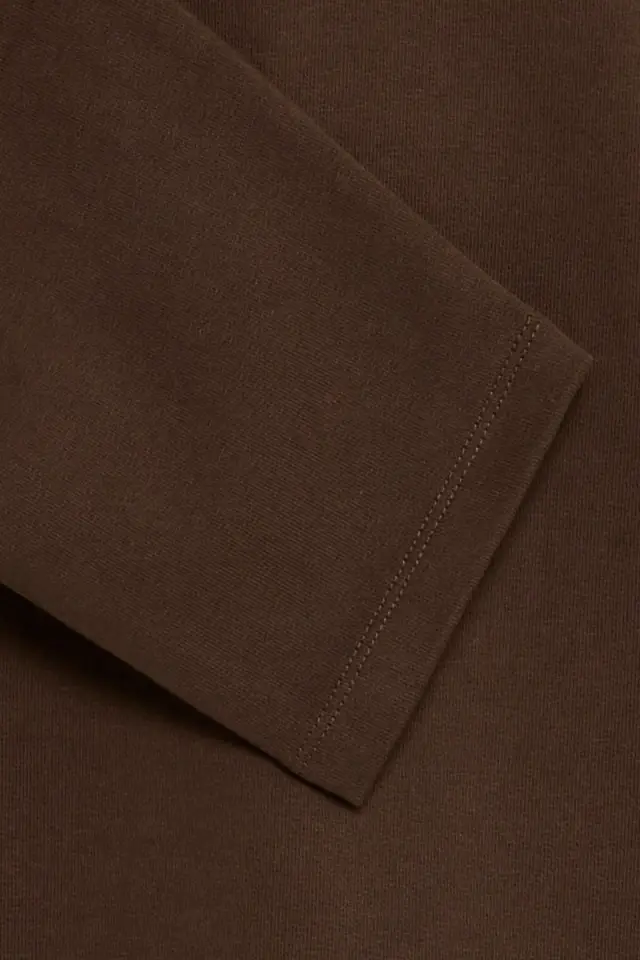 Casual Friday MELIN Φούτερ με Κουμπιά – Demitasse - M 3