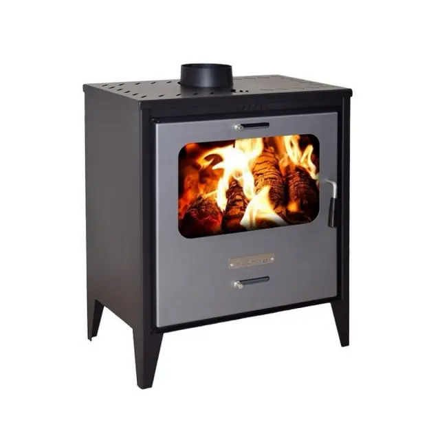 StarStoves Σόμπα Ξύλου από Ατσάλι ST214 17.7kW Μαύρη