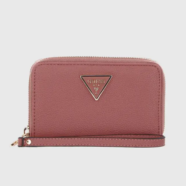 Μικρό Πορτοφόλι Guess Meridian Slg SWBG8778640-ROSA Ροζ - Single Size