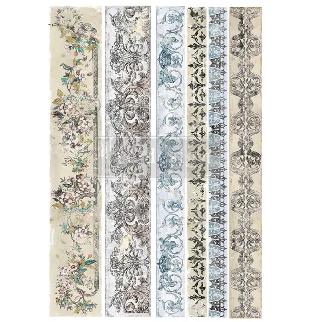 Χαρτί Decor Transfer Prima Re-Design, Distressed Borders, 61x89cm