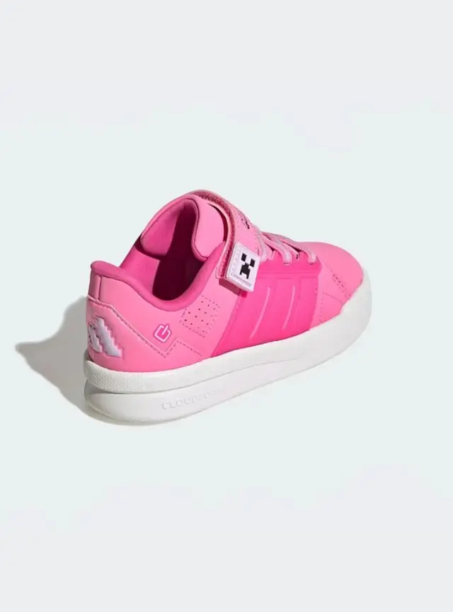 adidas Sportswear Girl's Minecraft Lightorama Elastic Laces C Ροζ KI9112 (adidas Sportswear) 3