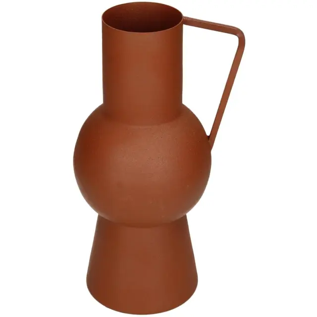 Βάζο Φυσικό Μέταλλο 13x10.5x23cm