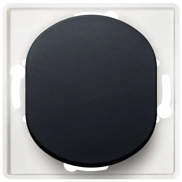 EON E608.E1 Cross-switch without cover frame, soft-touch black 15.005.0190