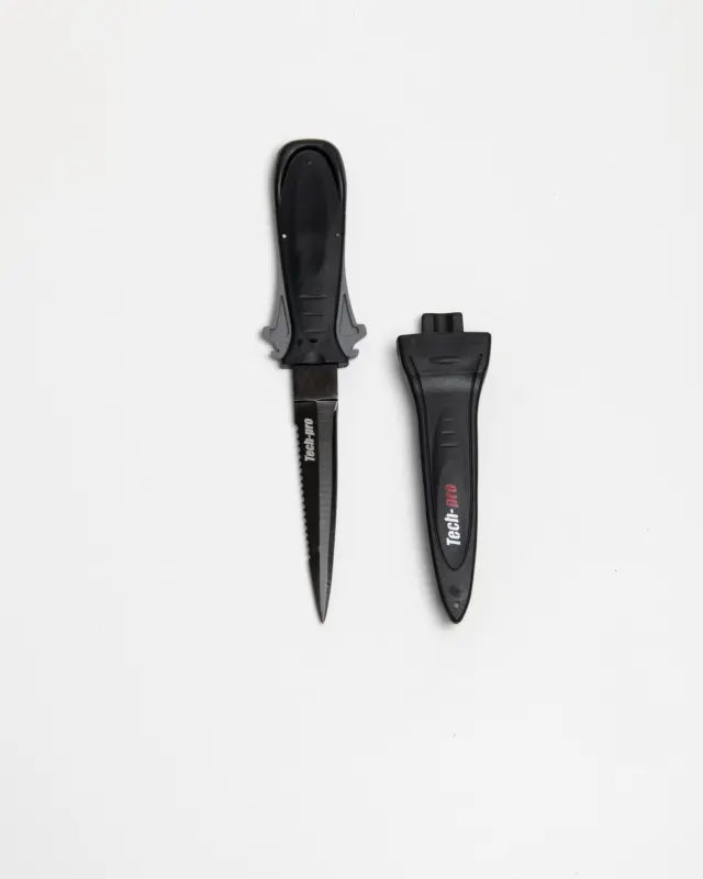 K2A Μαχαίρι Κατάδυσης Mat Black 9cm Tech-Pro