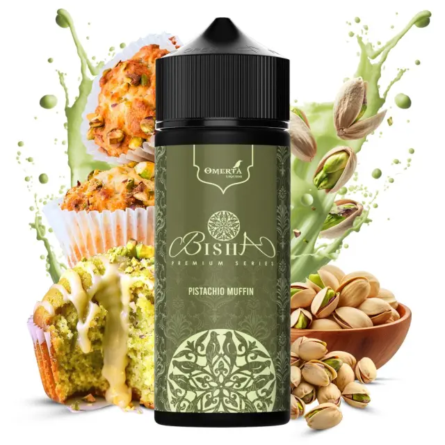Pistachio Muffin 20ml (120ml) - Bisha Premium by Omerta