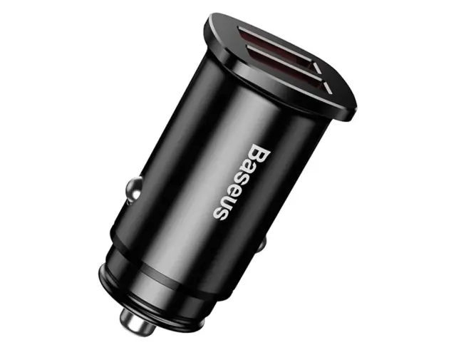 Φορτιστής Αυτοκινήτου Baseus Square - 5A - 30W - 2x USB - Μαύρο CCALL-DS01 3