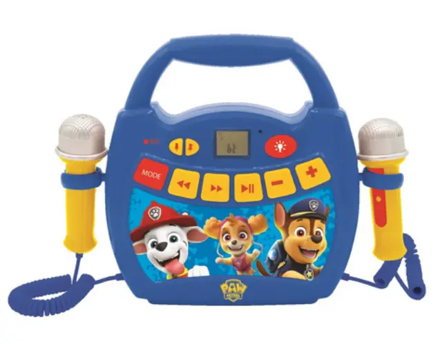 Lexibook - Paw Patrol Light Bluetooth Speaker with Mics aNd Rechargeable Battery MP320PAZ