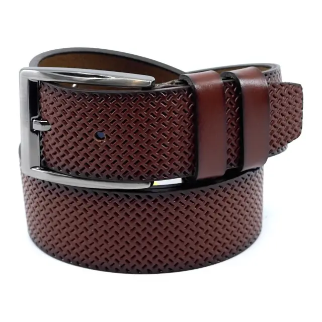 Κονιάκ Δερμάτινη Ζώνη Full Grain 4 cm