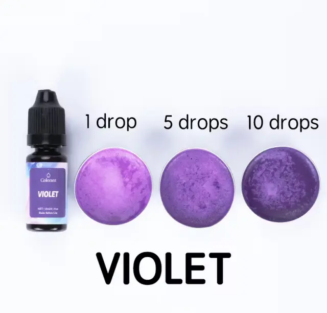 Χρώμα υγρό για κερί, Βιολετί, 10ml