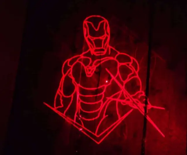 Στυλό laser pointer με 5 διαφορετικές κεφαλές Super Heroes 2