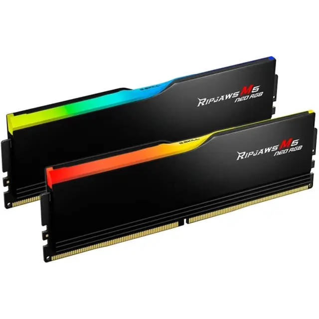 G.Skill DIMM 64 GB DDR5-6000 (2x 32 GB) Dual-Kit (black, F5-6000J2836G32GX2-RM5NRK, Ripjaws M5 Neo, AMD EXPO)