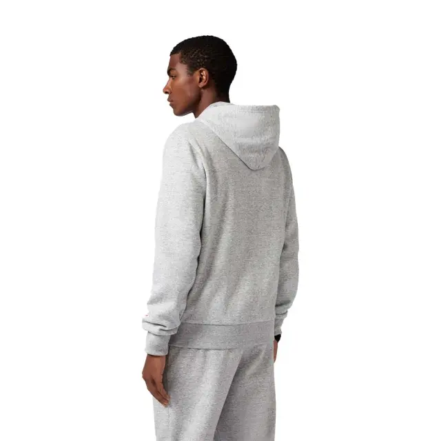 Champion Men's Fleece Full-Zip Script Logo Hoodie Γκρι 221810-EM021 (Champion) 2