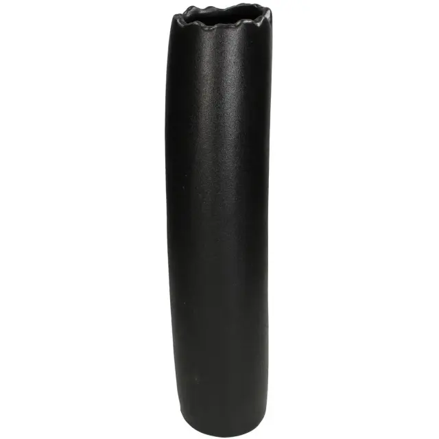 Βάζο Μαύρο Κεραμικό 11.5x11x49.8cm