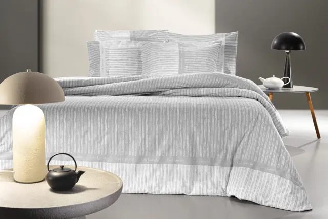 ΣΕΤ ΣΕΝΤΟΝΙΑ ΜΟΝΑ TUDOR GREY 180X265 GUY LAROCHE