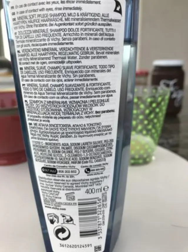 Vichy Dercos Mineral Soft & Fortifying Shampoo All Hair Types Απαλό Σαμπουάν Καθημερινής Χρήσης για Όλους τους Τύπους Μαλλιών, 400ml