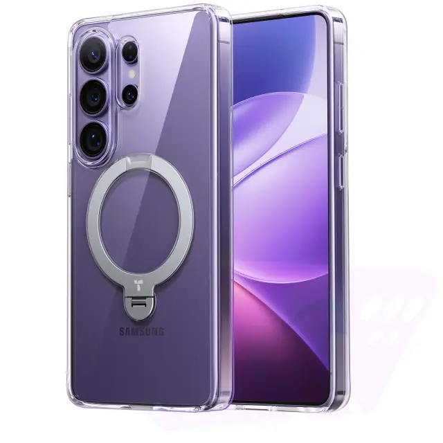 Torras Ostand Q3 Spin, clear - Samsung Galaxy S26 Ultra