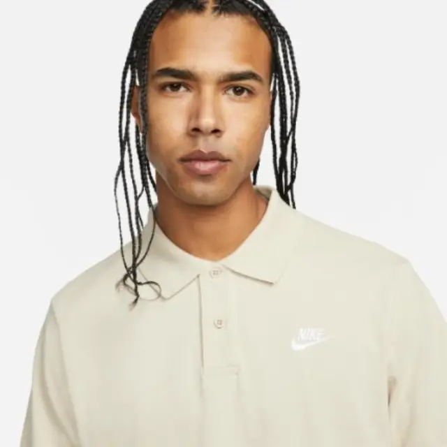 Nike Sportswear Polo T-Shirt (CJ4456-206) - Εκρού 2