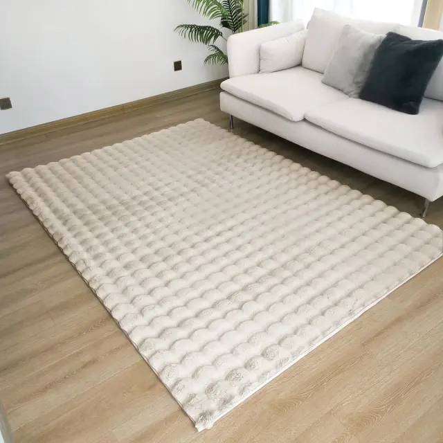 Χαλί 200x250 Beauty Home Bubble Art 9662 Cream 100% Πολυέστερ 2