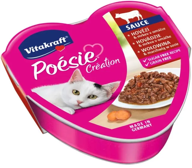 VITAKRAFT POESIE CREATION SOS beef-carrot - wet cat food - 85 g