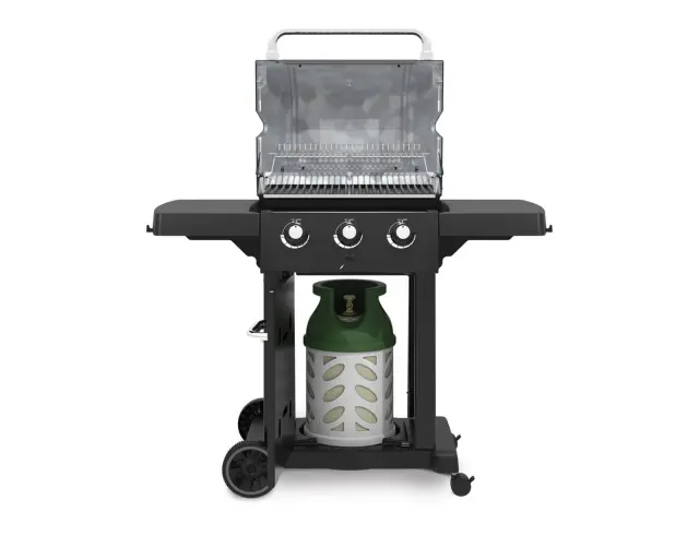 Ψησταριά Υγραερίου Broil King Royal 320 Shadow με μαντεμένια σχάρα, θερμόμετρο, ισχύ 8.8kW και διαστάσεις 127x57x150cm8242-53SDW 2
