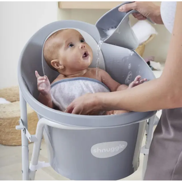 Κύπελλο Λουσίματος Shnuggle Pebble Grey SHN-WASH-JPBL 3