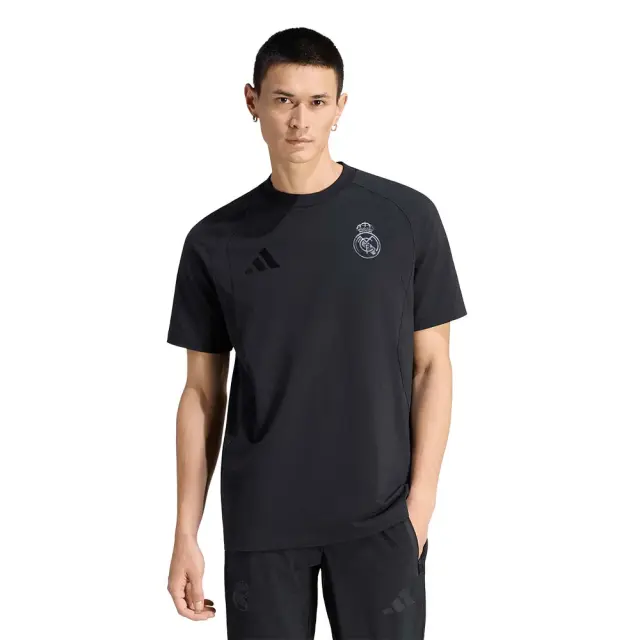 adidas Performance Men's Real Madrid Tiro Travel Tee Μαύρο KC7809 (adidas Performance) - Medium