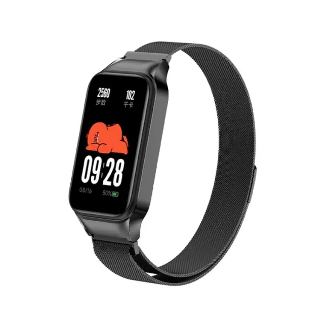 Milanese Λουράκι για Redmi Smart Band 2/8 Active - Black OEM