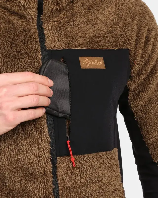Ζακέτα Fleece Kilpi Ανδρική Norka-M Brown - ZM0204KI-BRN - XL 3
