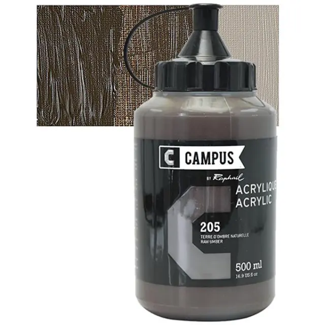 Ακρυλικό Raphael Campus - 205 Raw Umber - 500ml