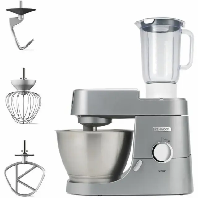 Kenwood Chef KVC3110S Κουζινομηχανή 1000W με Ανοξείδωτο Κάδο 4.6lt 5χρ. Εγγύηση Μοτέρ Επίσημης Αντιπροσωπείας 3