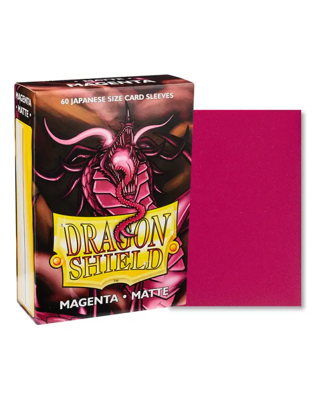 Dragon Shield Japanese Matte Sleeves - Magenta (60 Sleeves)