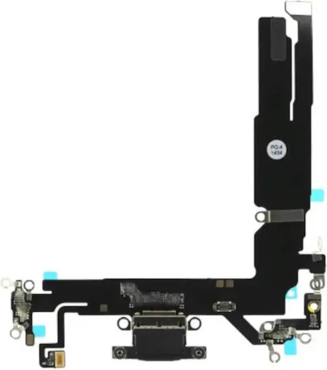 CHARGING PORT FLEX FOR IPHONE 16 BLACK