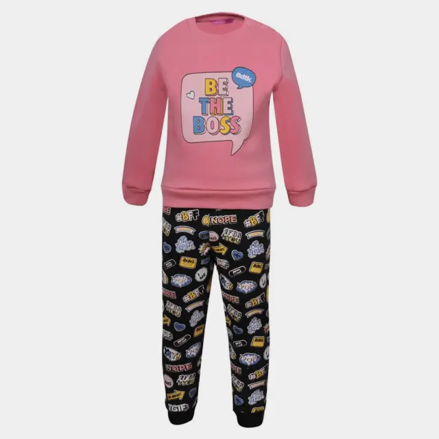 BodyTalk Set Crew Pants Pink/Black 1212-742099 - 3