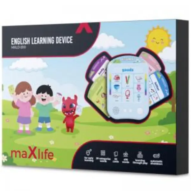 Συσκευή Εκμάθησης Αγγλικών Maxlife MXLD-200 για Παιδιά Λευκό N71862 2