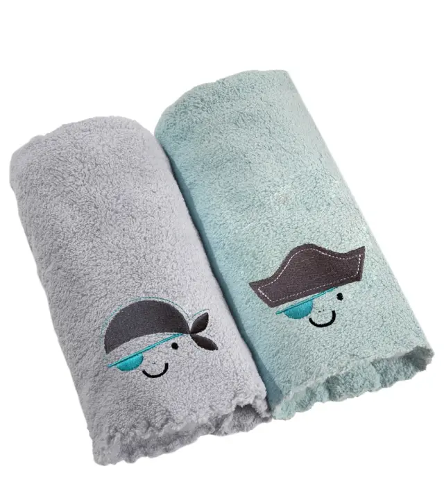 ΣΕΤ ΒΡΕΦΙΚΕΣ ΠΕΤΣΕΤΕΣ 2ΤΕΜΑΧΙΩΝ BABY TOWELS BOY SET 4 (35X50) GUY LAROCHE 3