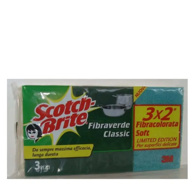 Scotch Brite Σετ Σφουγγάρια Κουζίνας Classic 3τμχ