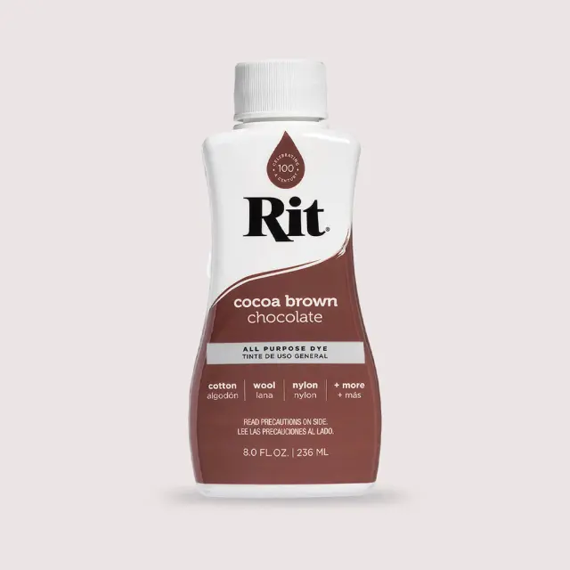 RIT DYE Liquid All-Purpose Βαφή Υφασμάτων – Cocoa Brown 236ml 2