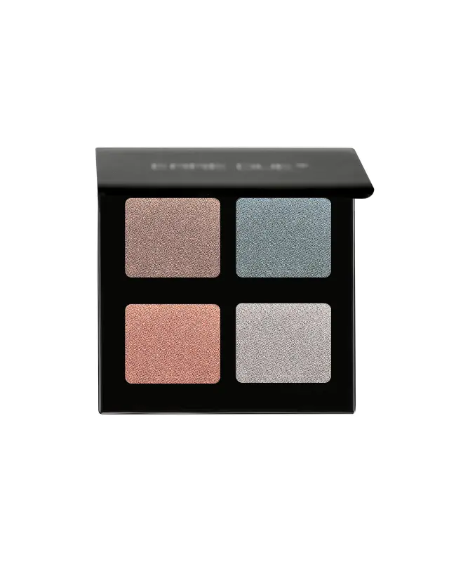 Erre Due Color Cubes Seaside Dunes Παλέτα Σκιών Ματιών με Αποχρώσεις Ασημί, Πετρόλ και Καφέ 7g