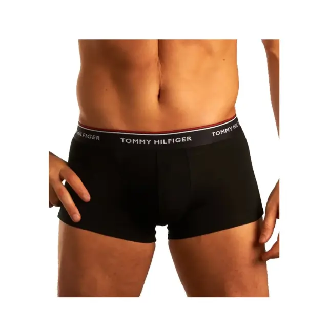 Tommy Hilfiger Ανδρικό Boxer Premium Essential Trunk - Τριπλό Πακέτο, Χρώμα Μαύρο - S 2