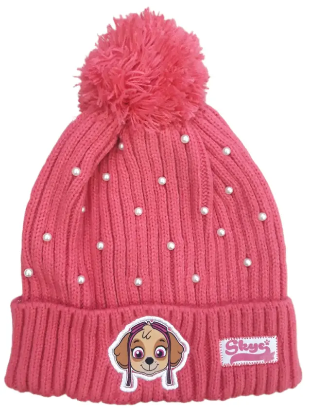 Σκούφος Πλεκτός Paw Patrol Pink 7120721 - 54 cm (6-10Υ)