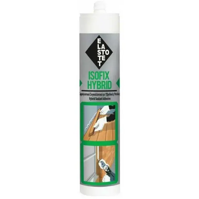 ΣΙΛΙΚΟΝΗ ΣΦΡΑΓΙΣΤΙΚΗ ΛΕΥΚΗ 280ML ISOFIX HYBRID ELASTOTET 01172