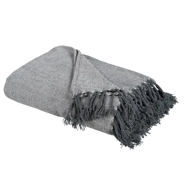 Ριχτάρι Τριθέσιο 180x300 Das Home 0275 Dark Grey 100% Chenille 2