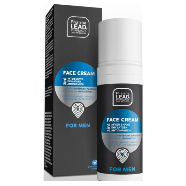Pharmalead Face Cream for Men – 24H Ενυδατική & Καταπραϋντική Κρέμα Προσώπου 50ml
