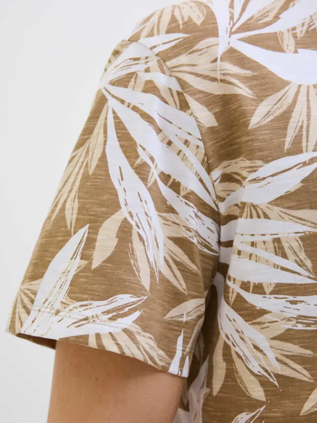 JJEBRYAN AOP TEE S/S O-NECK SN Coriander 3