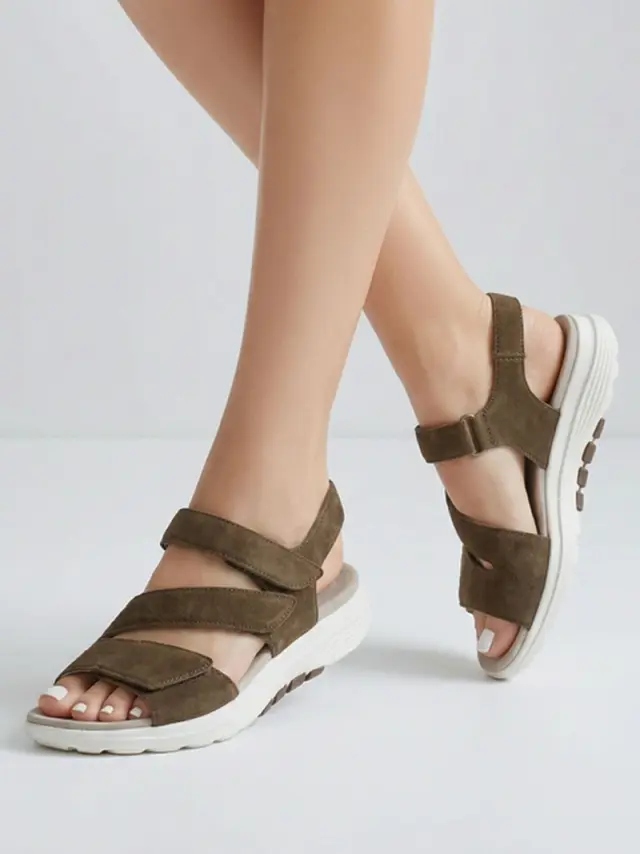 Gabor Πέδιλα Γυναικείο δέρμα Nubuck Καφέ GAB/86813 44-CACAO 2