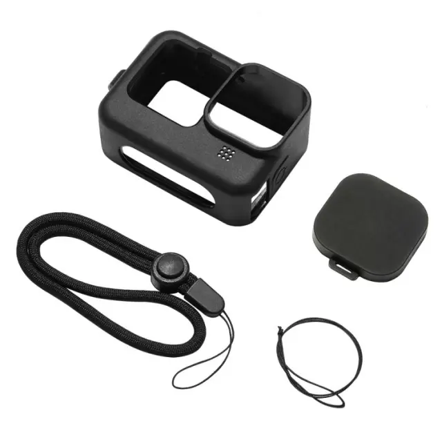 Puluz® Προστατευτική Θήκη Σιλικόνης για GoPro Hero 9/10/11/12 με Kάλυμμα Φακού & Λουράκι για το Χέρι 2