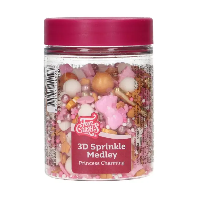 FunCakes 3D Sprinkle Medley - Πριγκίπισσα - 70γρ.