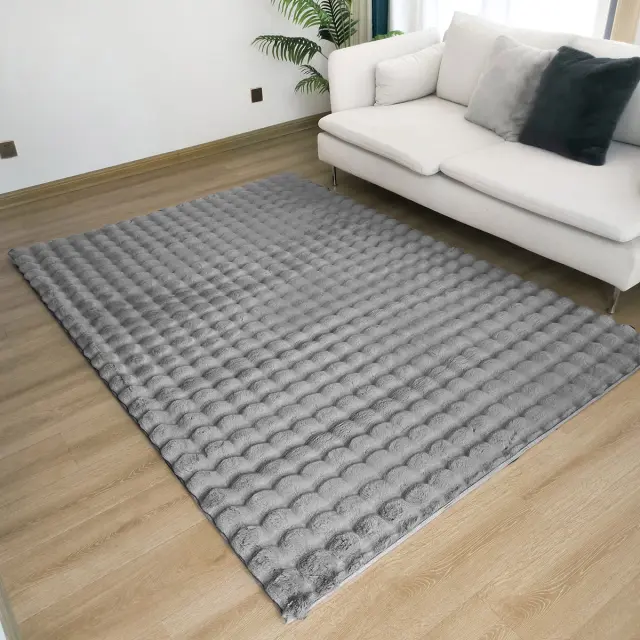 Χαλί 200x250 Beauty Home Bubble Art 9664 Grey 100% Πολυέστερ