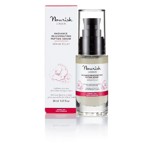 Nourish London Radiance Rejuvenating Peptide Serum– Βιολογικός Ορός Προσώπου Με Πεπτίδια Για Λάμψη & Αναζωογόνηση